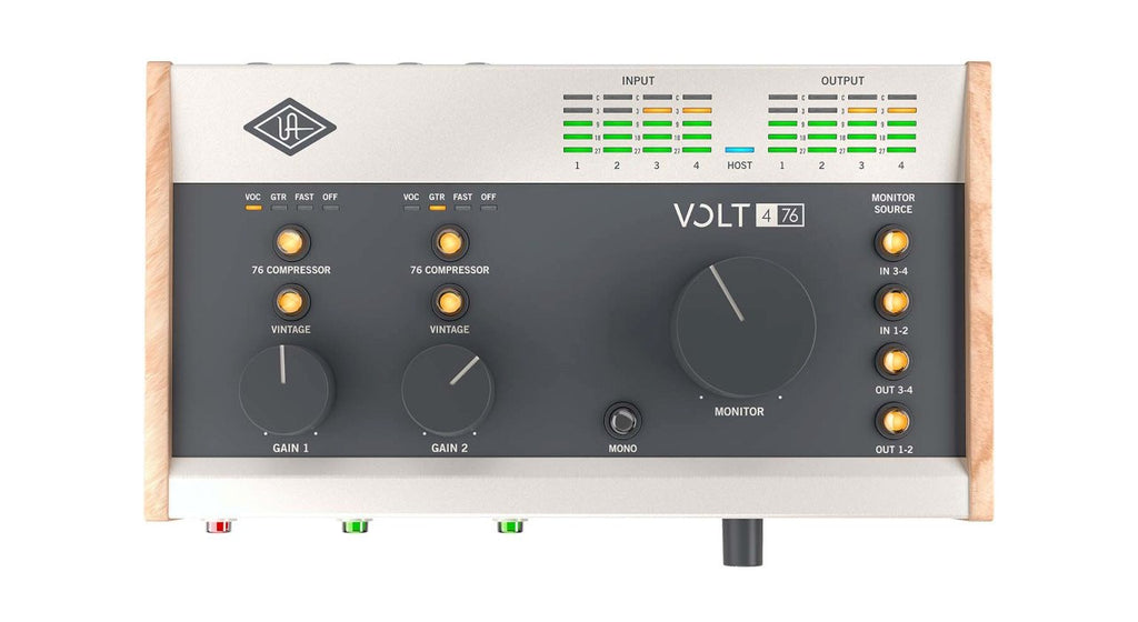 UNIVERSAL AUDIO USB Audio Interface with 24-bit/192kHz, 2 Combo Inputs, Software Bundle - UA VOLT 476