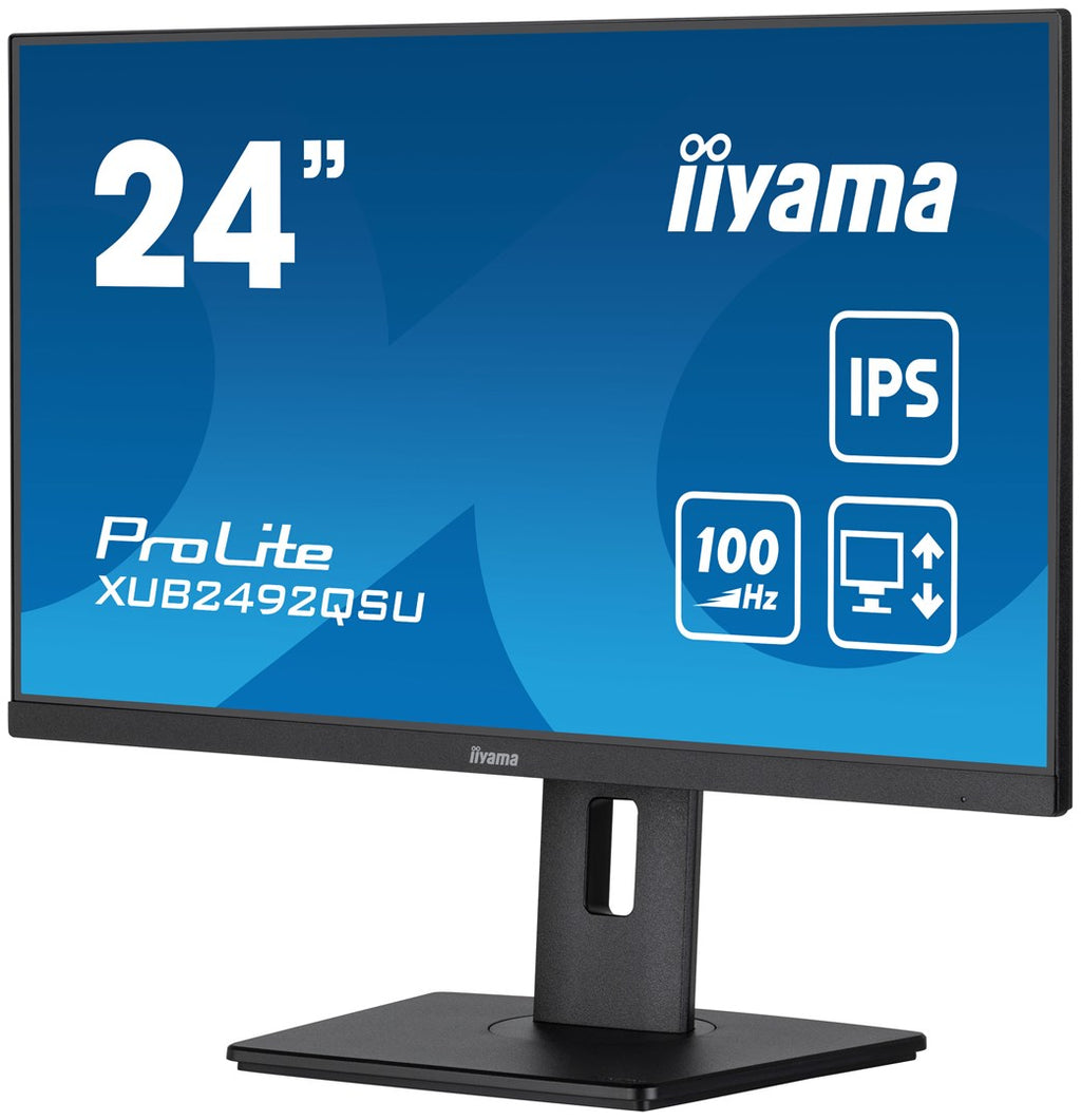 iiyama ProLite XUB2492QSU-B1 Monitor 23.8" 2560 x 1440 Quad HD LED Black