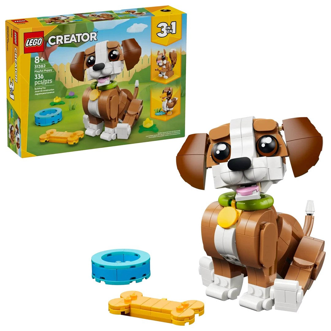 LEGO CREATOR 3 IN 1 Cute Animals: Playful Puppy Dog 31382
