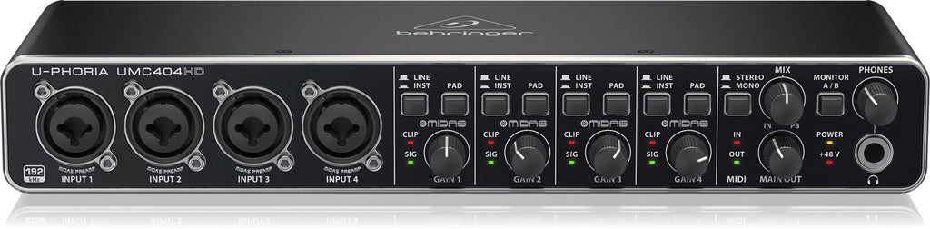 Behringer U-Phoria UMC404HD USB Audio Interface