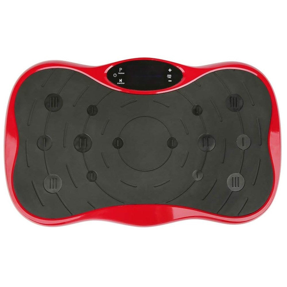 Extralink Moonwalk Spin Move Platofrma Wibracyjna do Cwiczen Fitness 200W czerwona