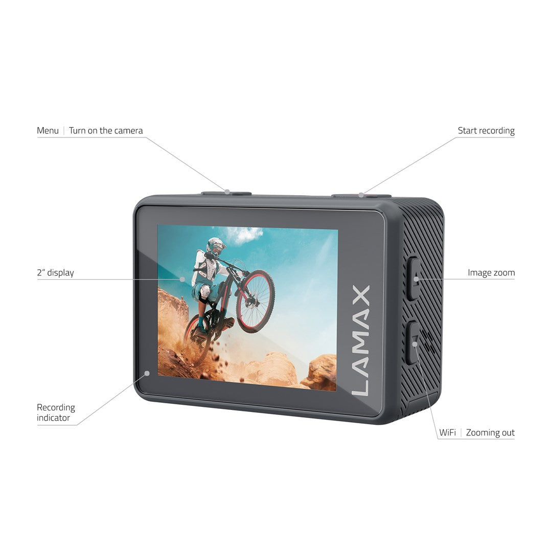 LAMAX X5.2 Action Camera 4K Ultra HD 550 g Model: LXCAMX52NNNGA