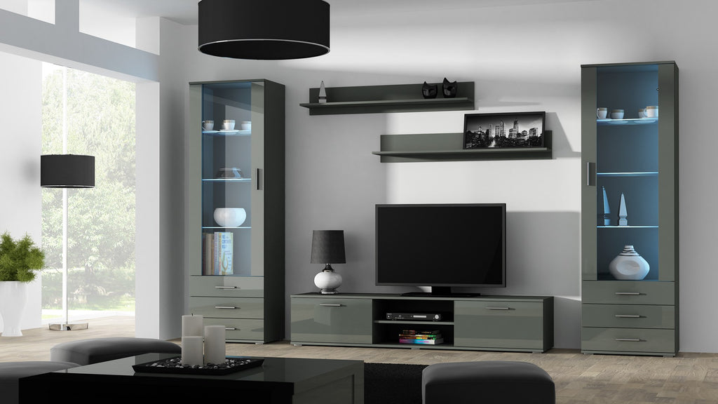 Cama Set of Two Shelves 125 cm SOHO Grey Matte