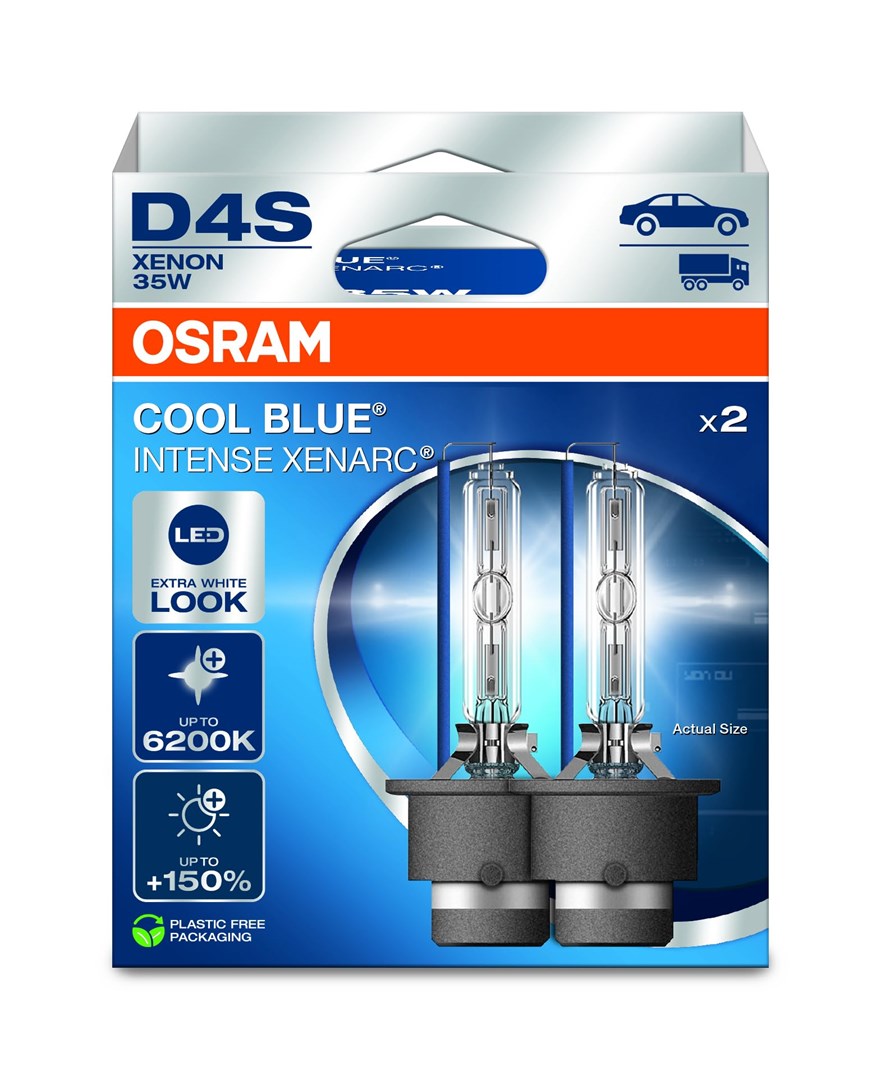 D4S Bulb Set of 2 42V 35W P32D-5 Cool Blue Intense 6200K