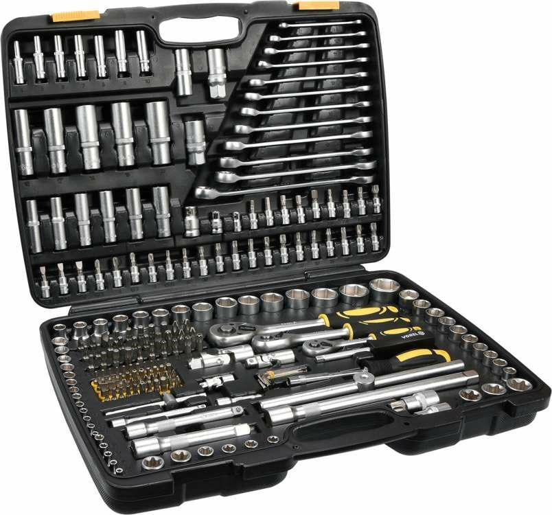 VOREL Wrench Set 216 pcs 1/2" 3/8" 1/4" 216el