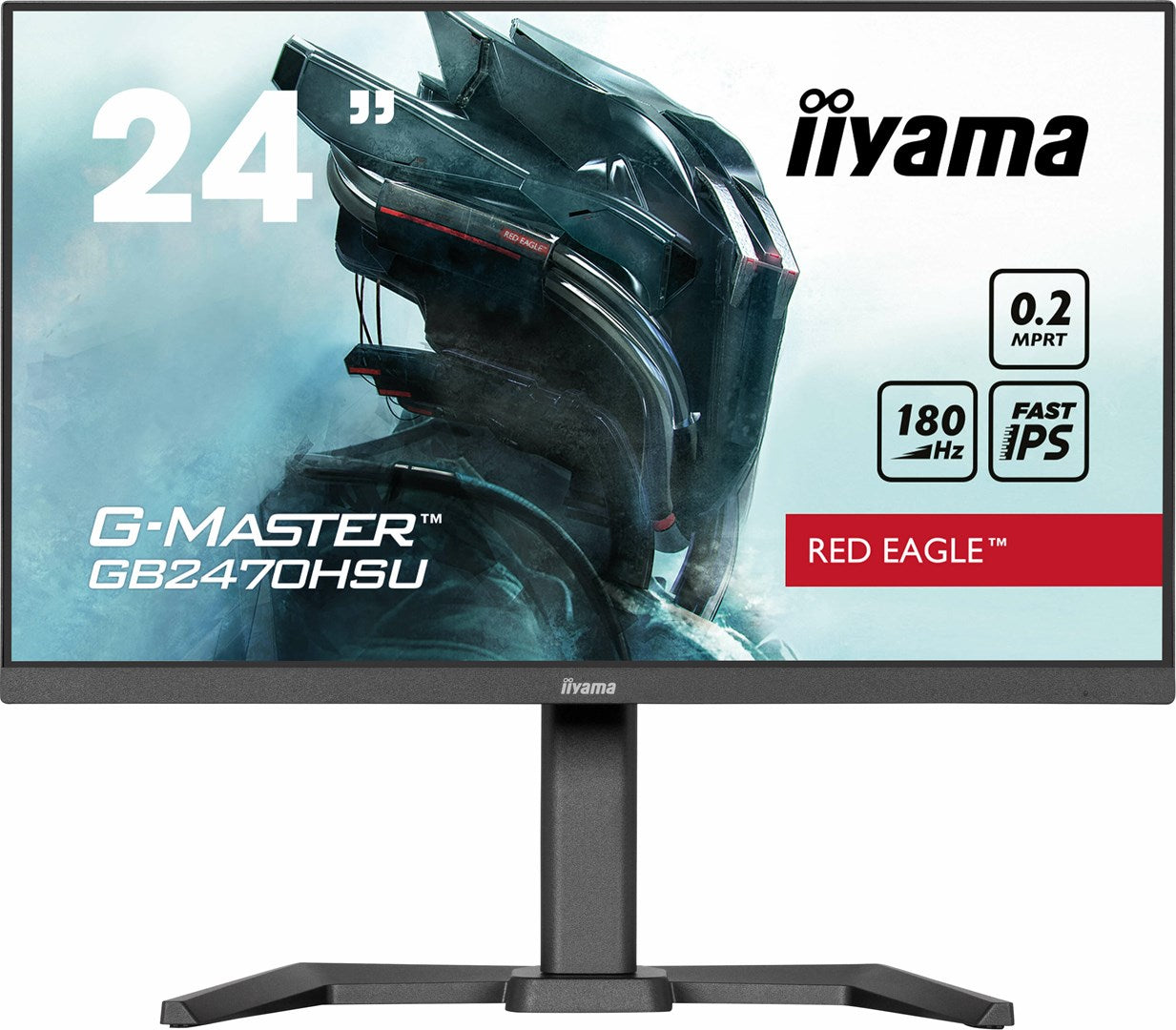 iiyama G-MASTER GB2470HSU-B6 Monitor 60.5 cm (23.8") Full HD LCD Black