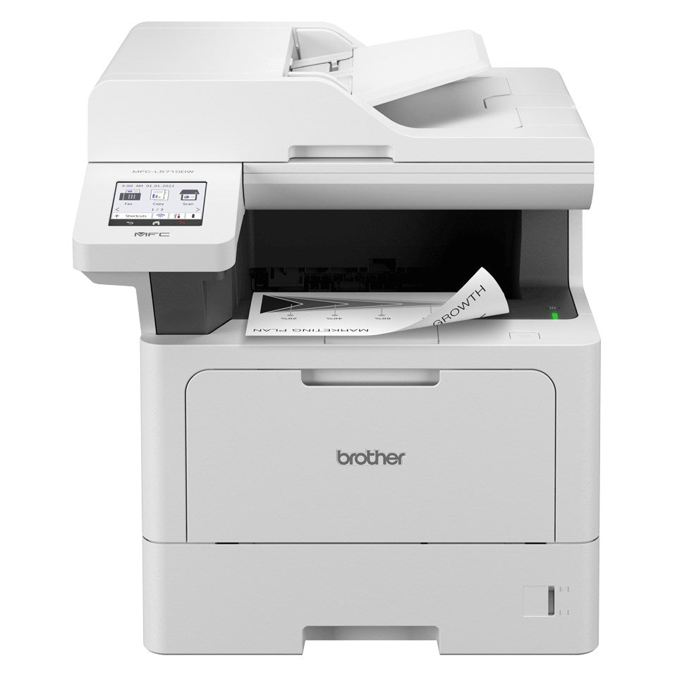 Brother Multifunction Printer MFC-L5710DW - 48 ppm, 1200 x 1200 DPI, Duplex, Wi-Fi, Windows 10/11