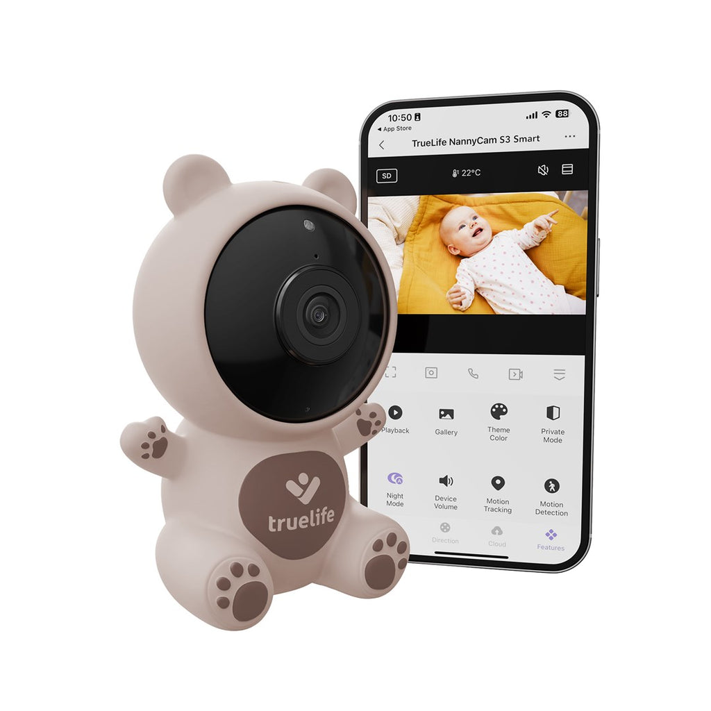 truelife NannyCam S3 Smart Baby Monitor TLVMMNCS3SNWA