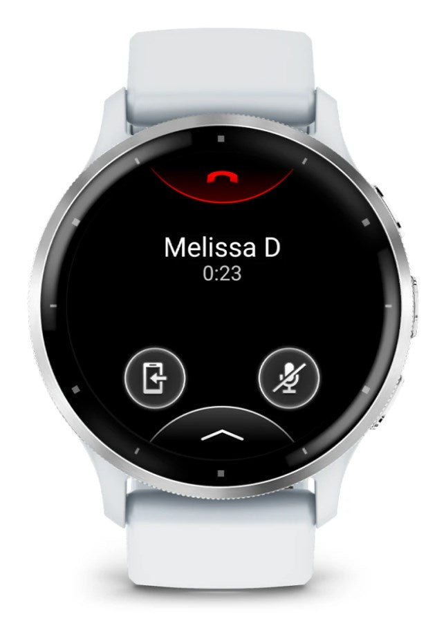 Garmin Venu 3 - 45 mm - verstärktes Polymer Whitestone - intelligente Uhr mit Band - Silikon - Handgelenkgröße: 135-200 mm - Anzeige 3,54 cm (1,4") - 8GB - Bluetooth, ANT+, Wi-Fi - 30 g (010-02784-00)