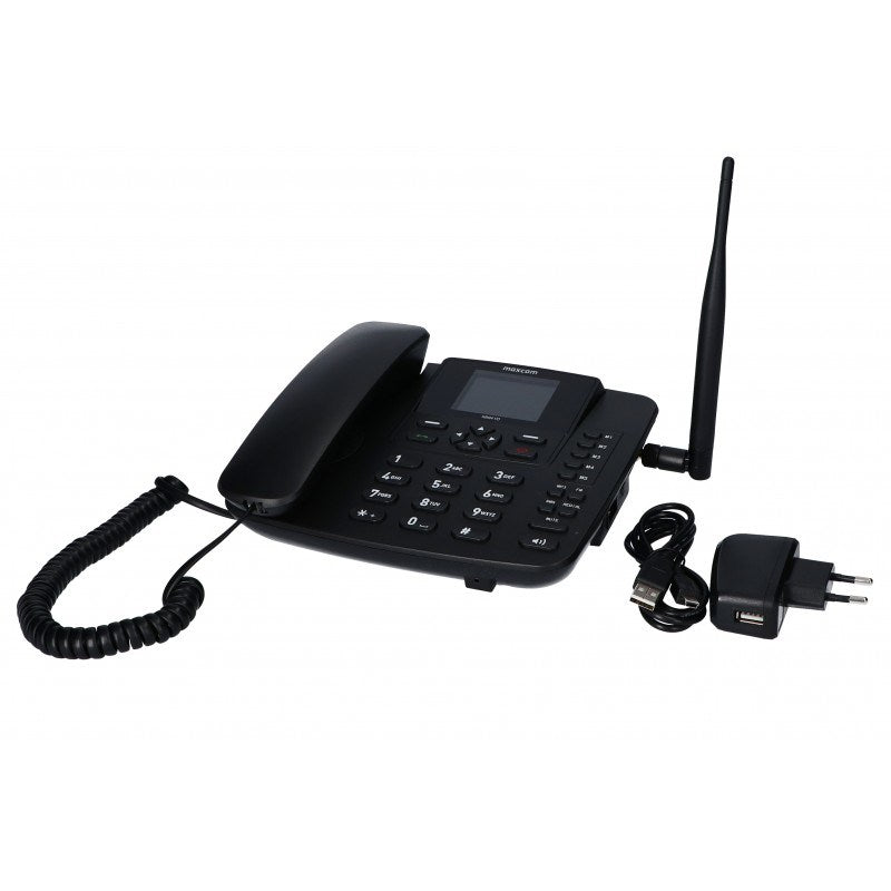 Maxcom Comfort MM41D Smart Telephone - Caller ID, Black | 1_777498