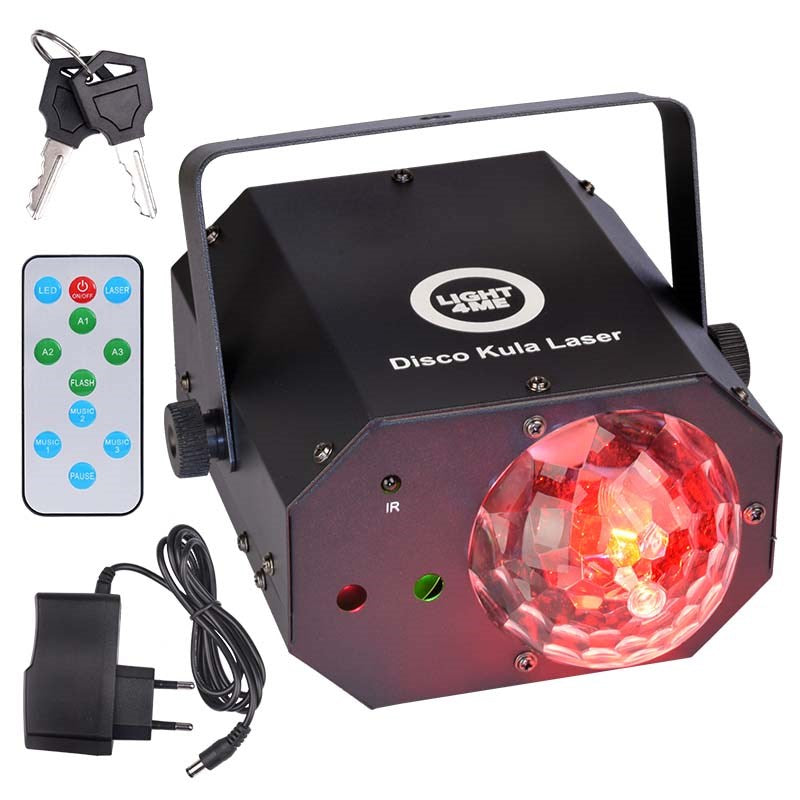 Light4Me DISCO SPHERE LASER Multi-Effect LED Light 1250 g 232x190x150mm