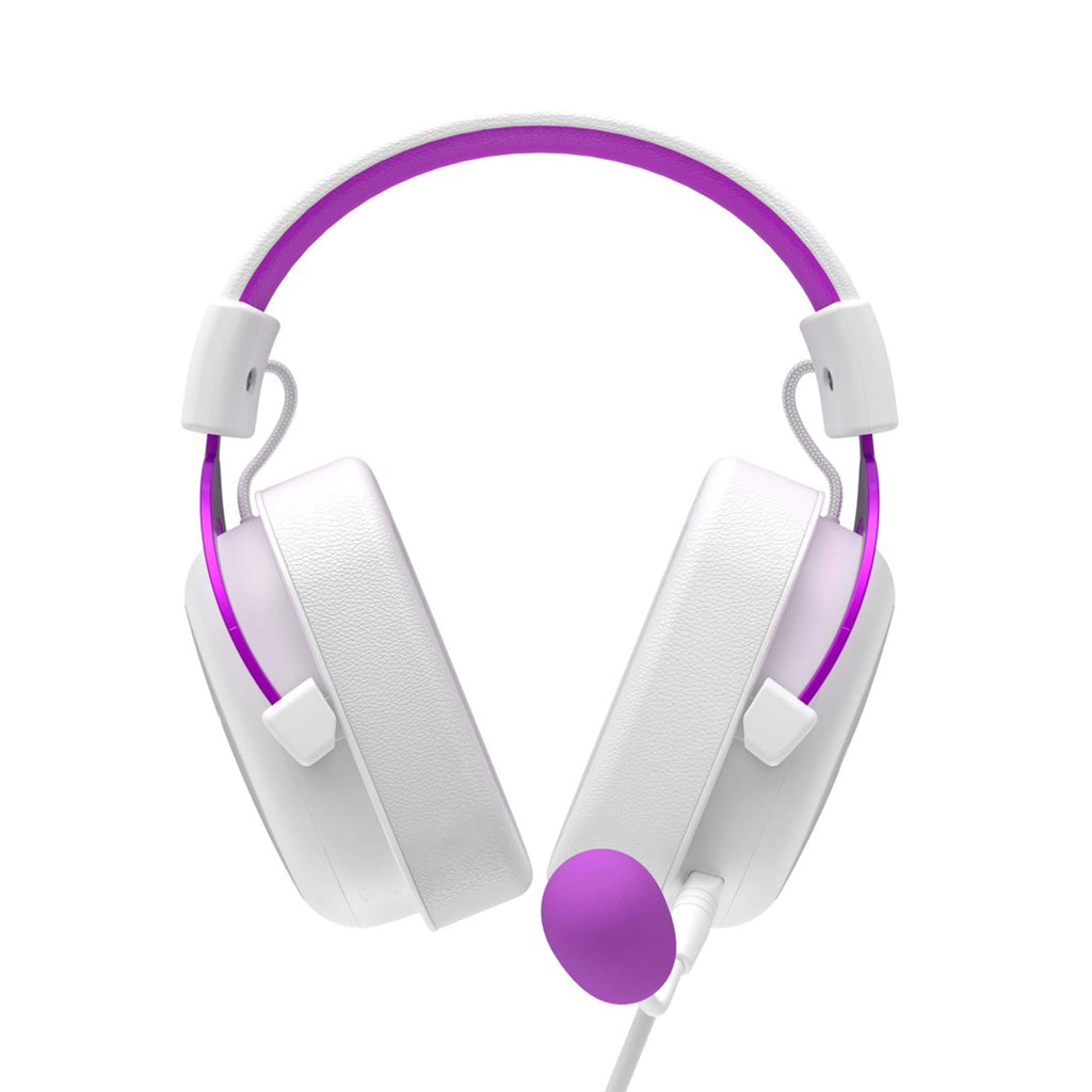 Havit H2002d - Gaming Headphones White and Purple