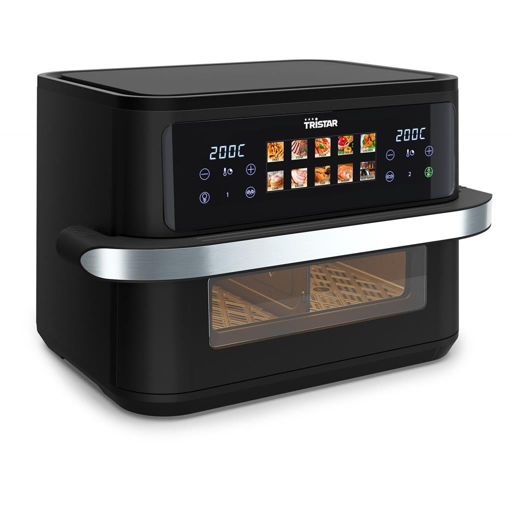 TRISTAR Double Hot Air Fryer 10 L Black, Stainless Steel | Model 100697472