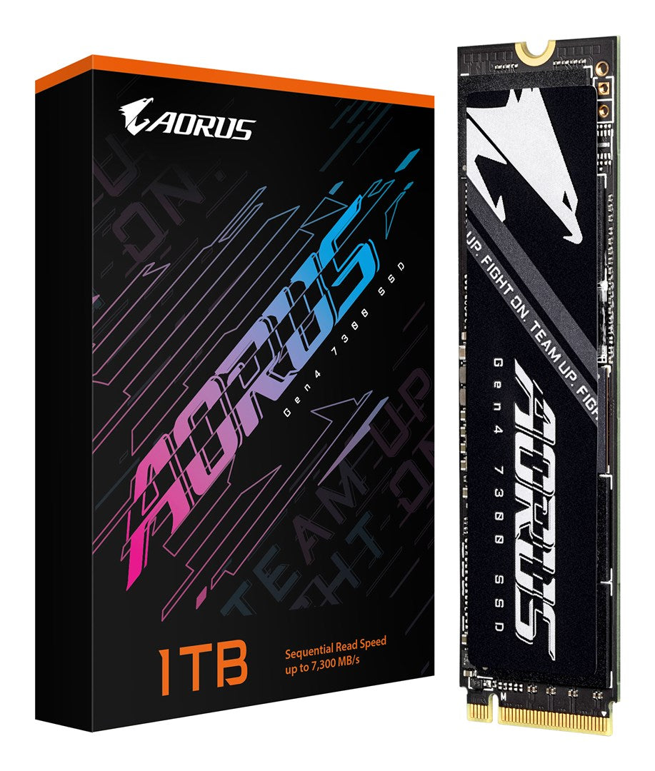 Gigabyte AORUS Gen4 7300 SSD 1TB - PCIe 4.0 High-Speed Storage - Model AG4731TB N