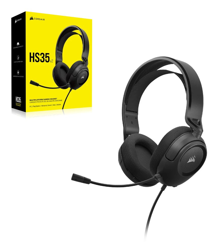 Corsair HS35 v2 Headset Wired Head-band Gaming Blue