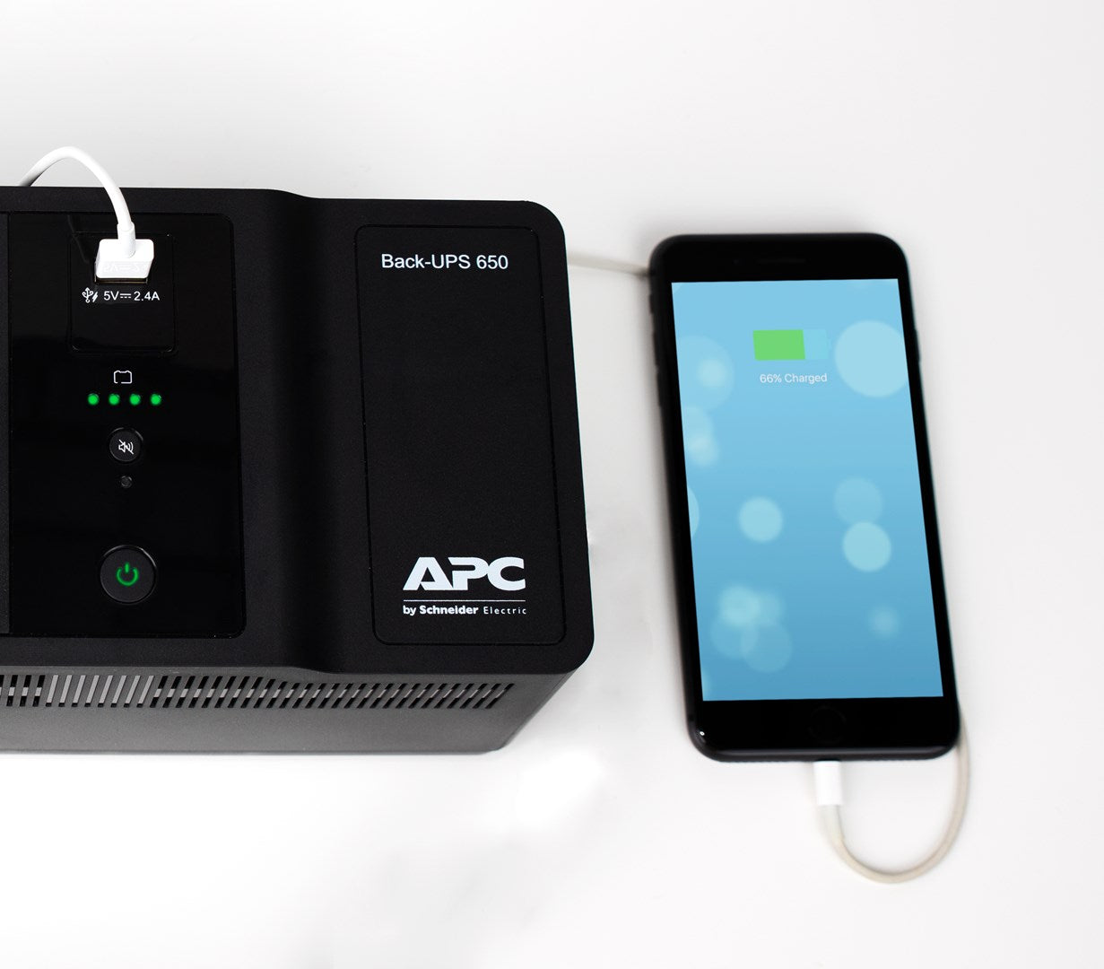 APC Back-UPS BE650G2 - USV - Wechselstrom 230 V - 400 Watt - 650 VA - Ausgangsanschlüsse: 8 - black (BE650G2-GR)