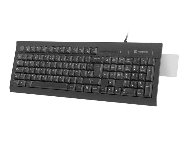 NATEC Keyboard Moray Spanish Layout Ergonomic Design USB NKL-2052