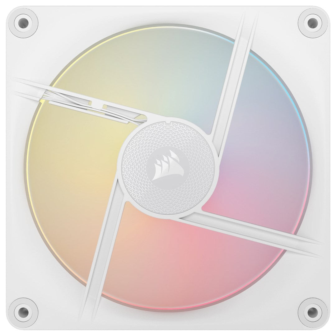 CORSAIR iCUE Link LX140-R RGB - Case Fan - Reverse Fan Blades - 140 mm - White (CO-9051055-WW)