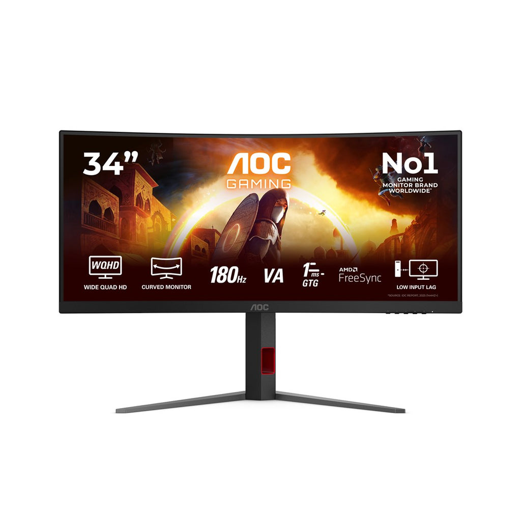 Monitor AOC CU34G4 34  3440x1440 180Hz 1ms VA