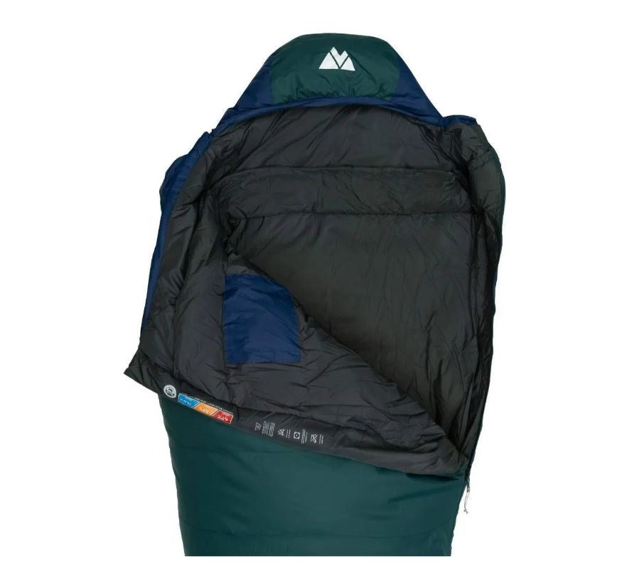 VOLVEN Polaris Evo Green Sleeping Bag Right | Model: 0009227300018122