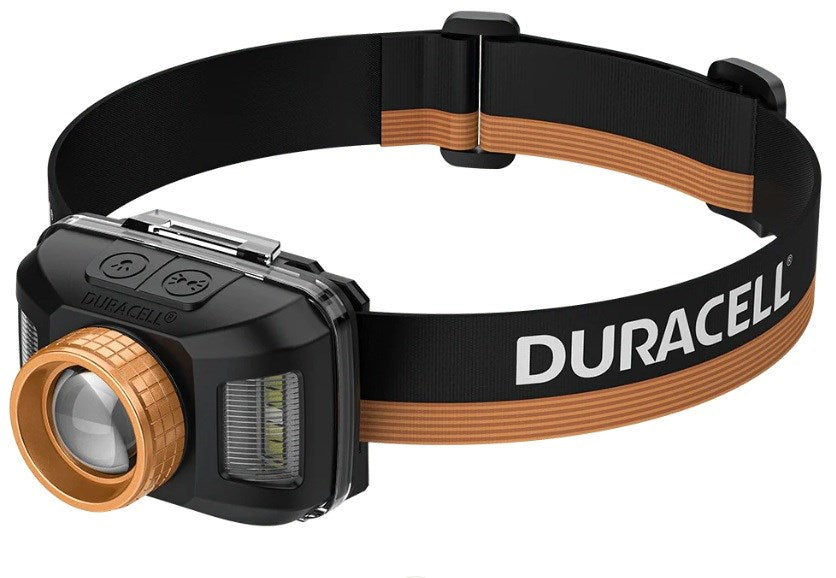 Duracell DH850R Headlamp 850lm Black Orange