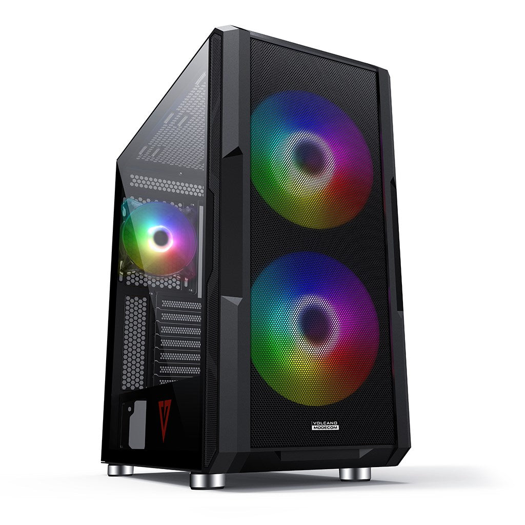 Modecom AMIRANI ARGB Midi Tower PC Case - Black - ATX/ITX/micro ATX (AT-AMIRANI-PG-10-000000-0002)