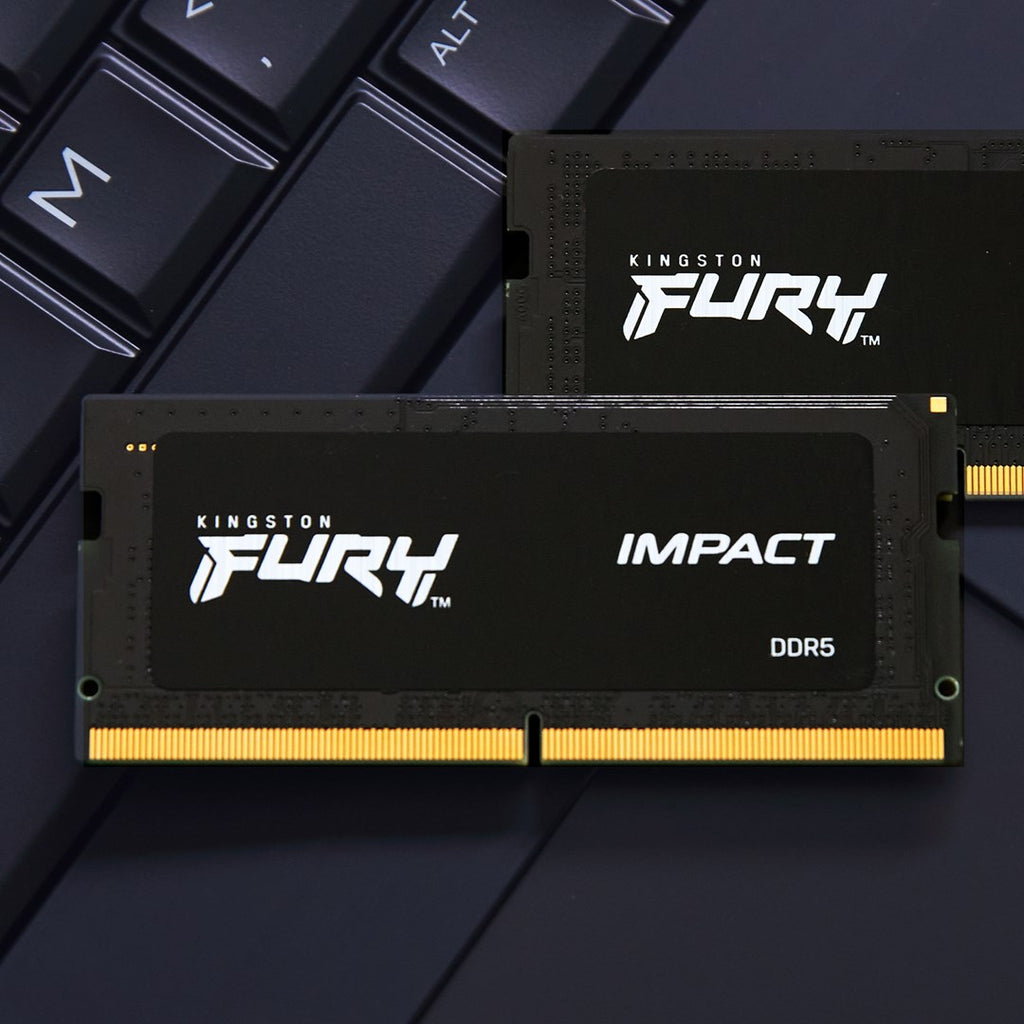 Kingston FURY Impact DDR5 RAM - 32 GB - SODIMM - Intel XMP 3.0 - Dual Channel