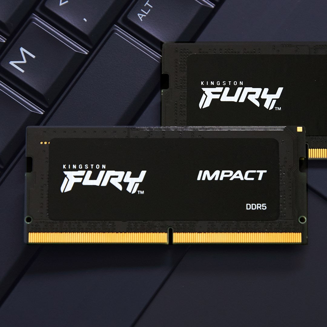 Kingston FURY Impact DDR5 RAM - 32 GB - SODIMM - Intel XMP 3.0 - Dual Channel
