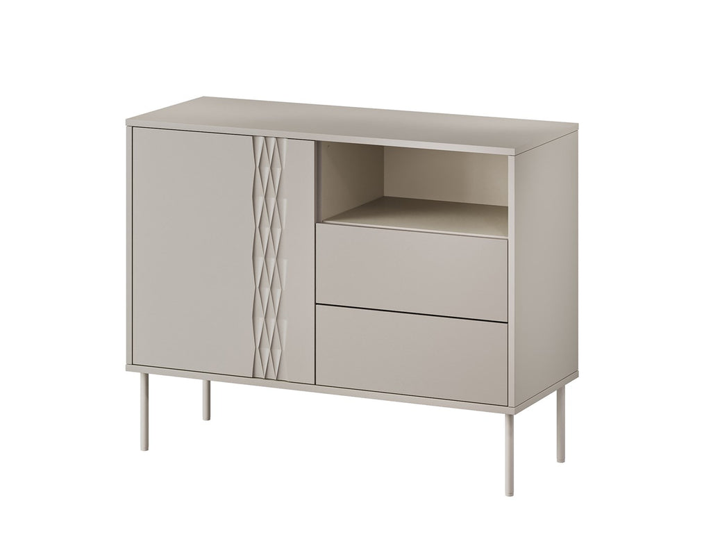 Cama TRESSE Chest of Drawers 1D2S 100x40x75 Cashmere Matt