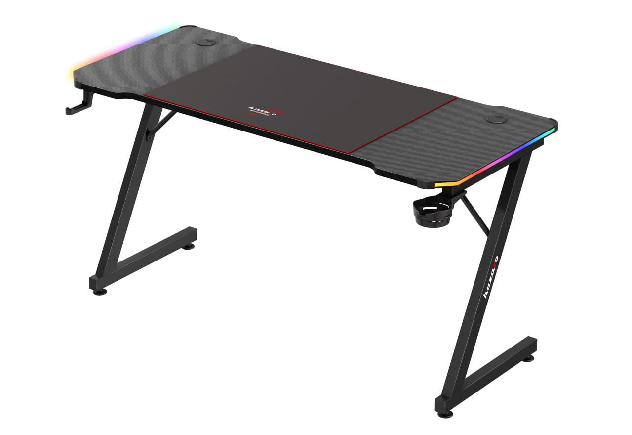 Huzaro Hero 3.3 RGB Gaming Desk - Manual Height Adjustment