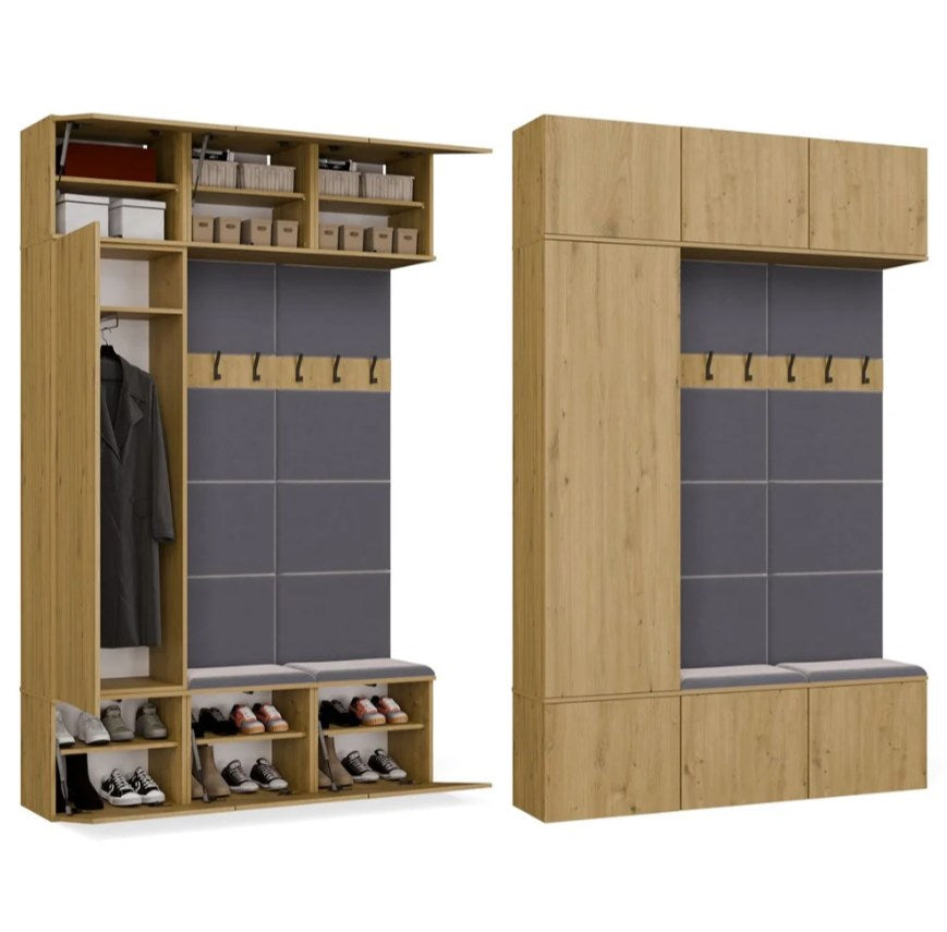 HAGA III 1SZ2W Wardrobe – Artisan Oak
