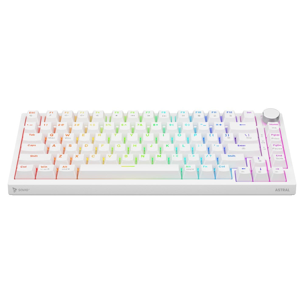 Savio ASTRAL White OUTEMU White Jade RGB Magnetic Keyboard