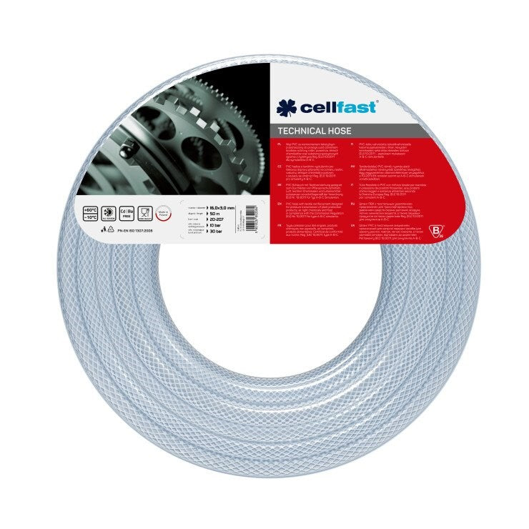 CELLFAST Reinforced Technical Hose 16 mm 50 m - Model 20-207