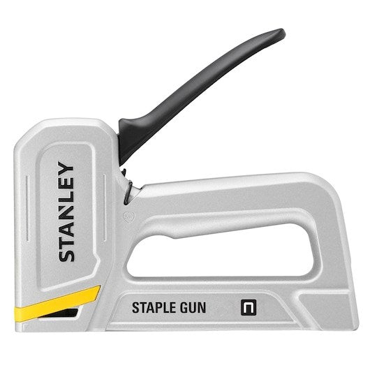 STANLEY Ergonomic Stapler Black, Silver, Yellow 580 g Dimensions: 172 mm x 265 mm x 48 mm Model 1049734