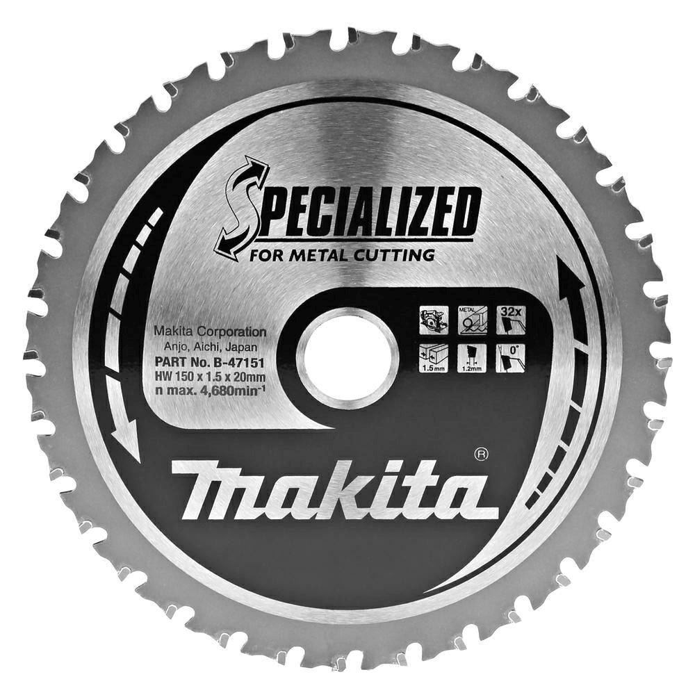 Makita Circular Saw Blade 150 mm 32 Teeth B-47151