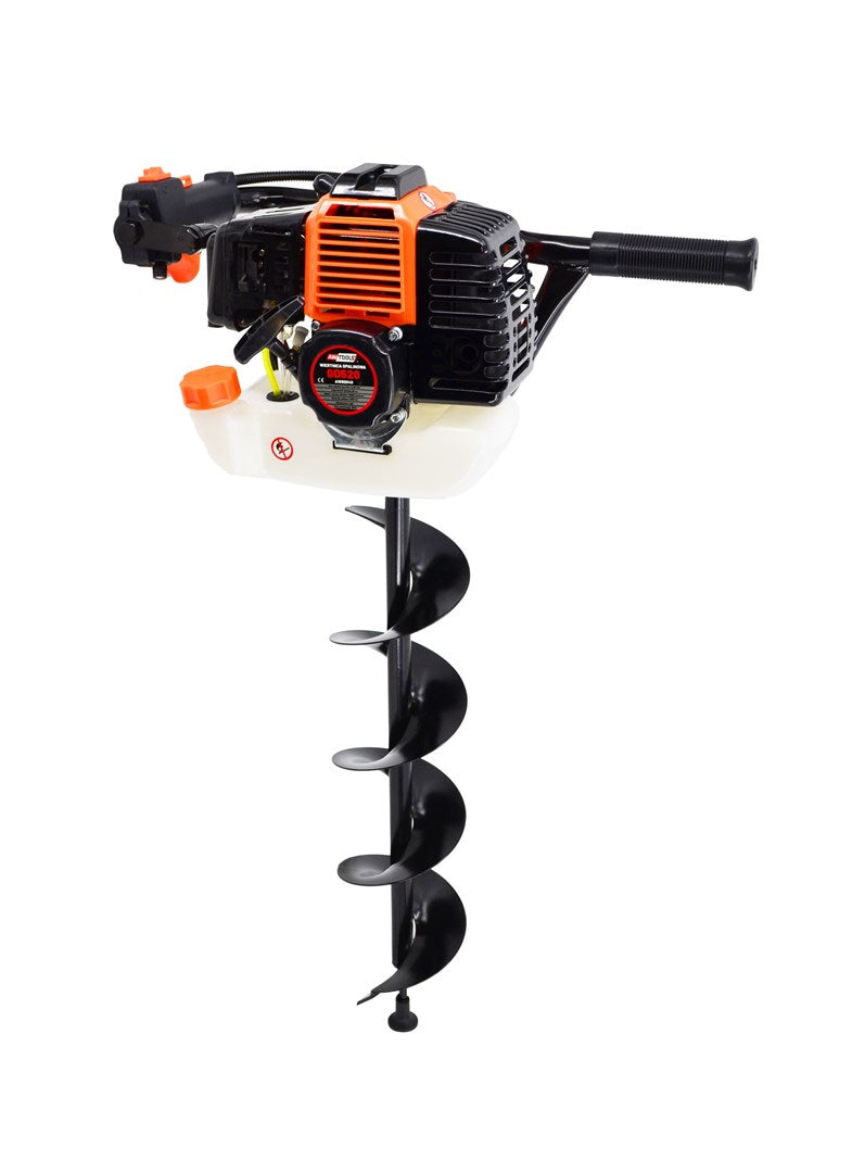 AWTOOLS AUGER / PETROL SOIL DRILL RIG 2.95HP 2-STROKE +3 DRILL BITS (100 150 200mm) GD520