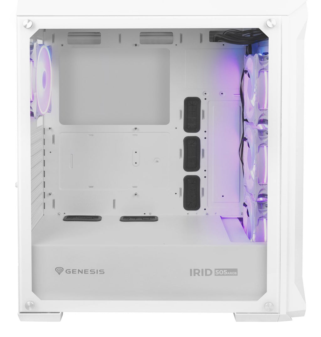 GENESIS Irid 505 ARGB Midi Tower Case White