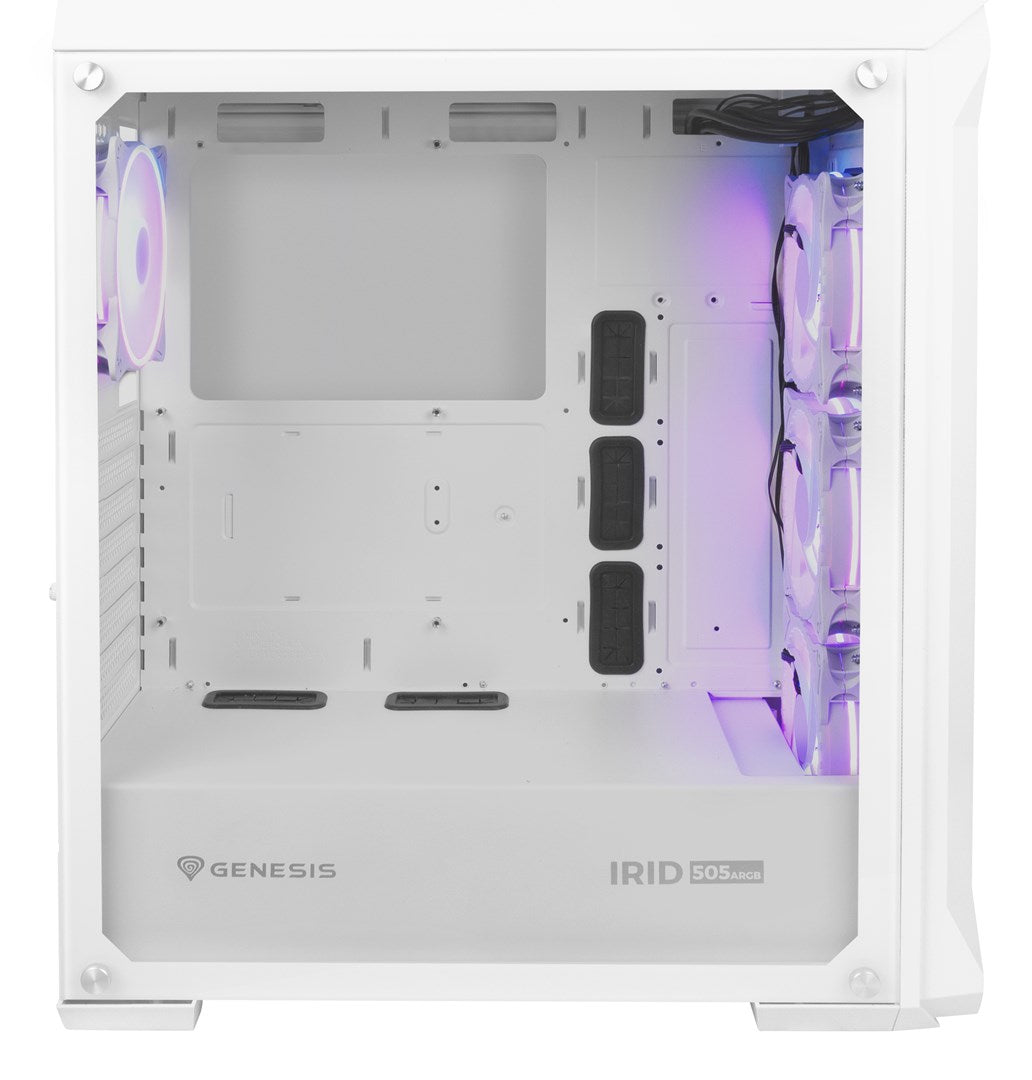 GENESIS Irid 505 ARGB Midi Tower Case White