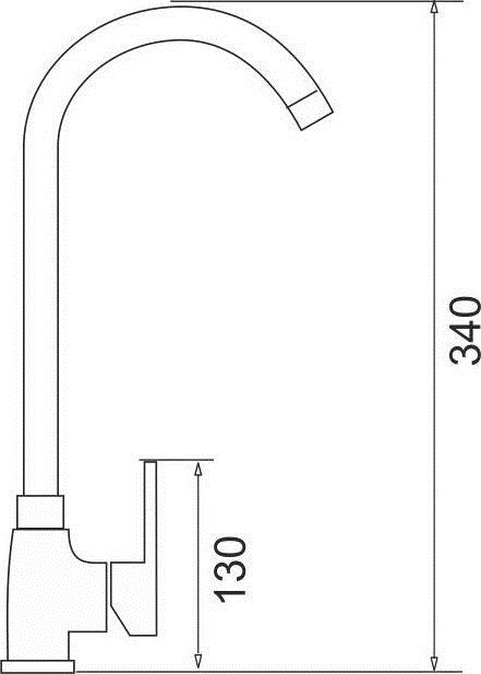 PYRAMIS BELLO PLUS Kitchen Faucet Black