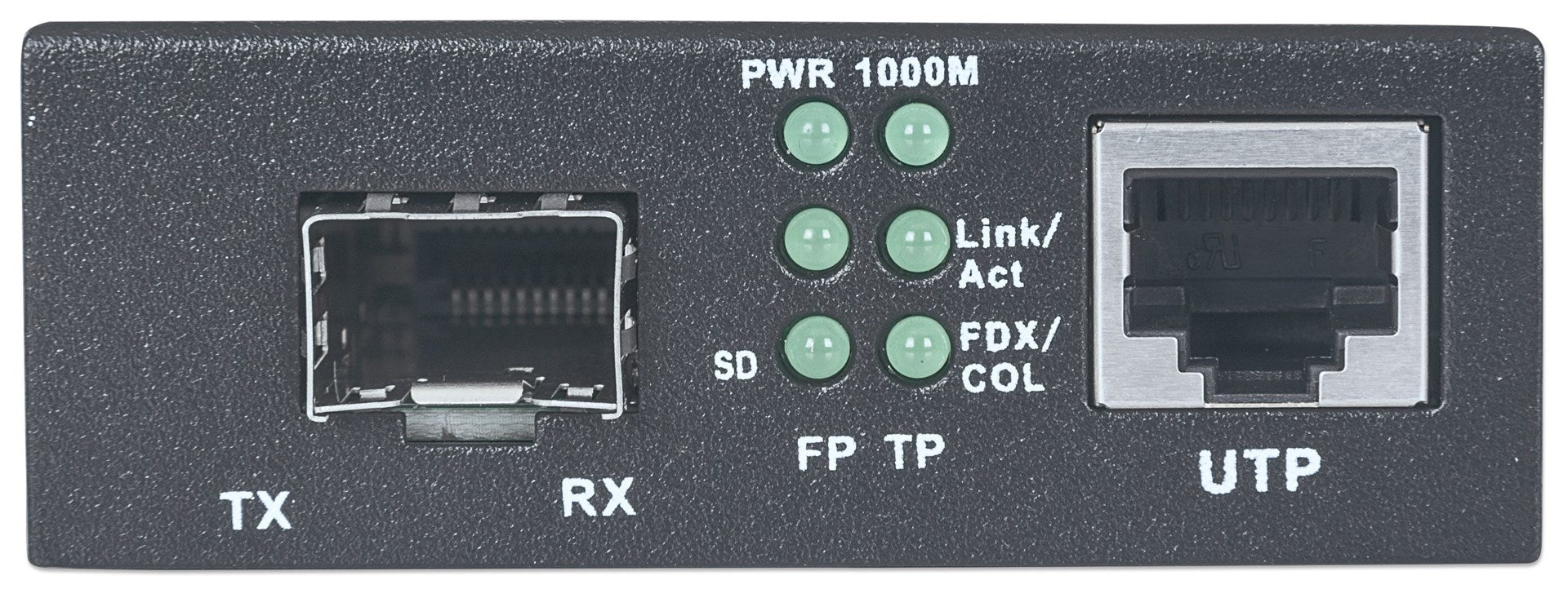 Intellinet Media Converter - Ethernet, Fast Ethernet, Gigabit Ethernet - RJ-45/ SFP (mini-GBIC) (510493) 10Base-T 100Base-TX 1000Base-T