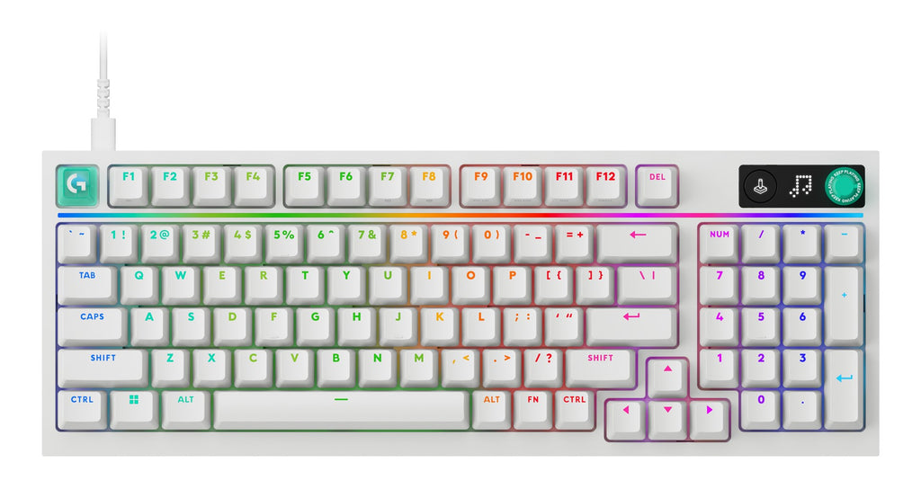 Logitech G G316 X 98 - White English International (QWERTY) Tactile