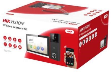 Hikvision DS-KIS610-P video intercom system 17.8 cm (7 ) Black