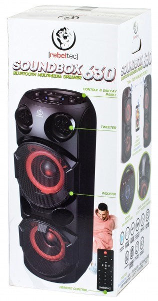 Rebeltec SoundBox 630 Portable Bluetooth player  70W RMS