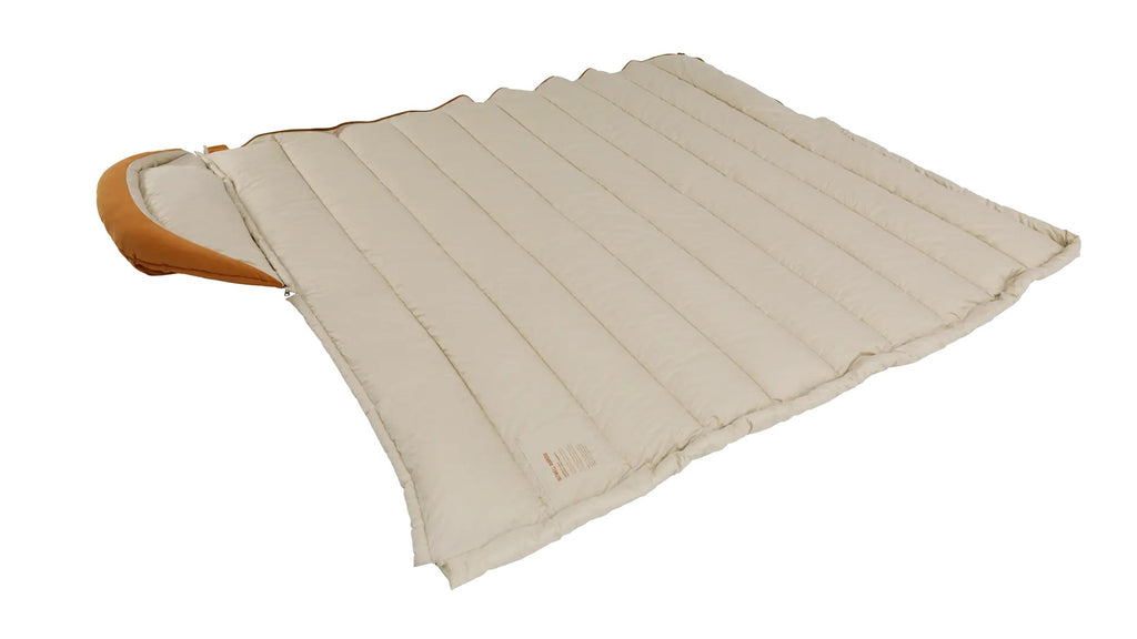 Outwell 230506 sleeping bag Adult Semi-rectangular sleeping bag Cotton  Nylon  Polyester  Recycled polyester Yellow