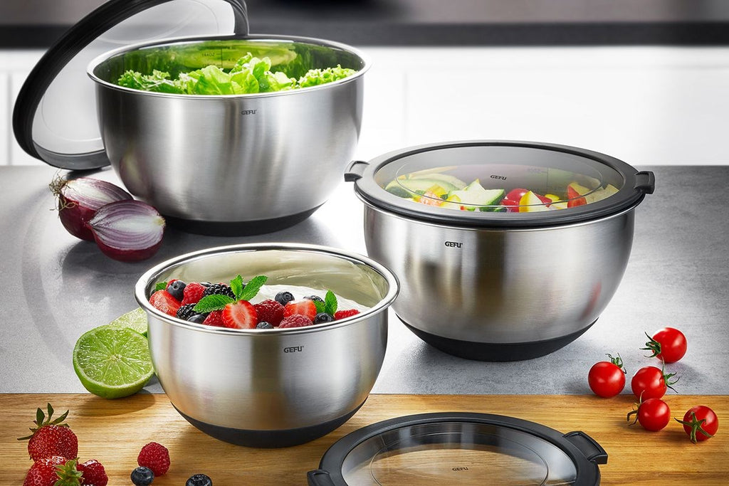 GEFU MUOVO Round Bowl 2.5 L Black, Stainless Steel | Model G-35040