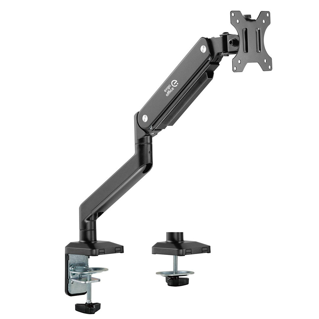Ergo Office Universal Monitor Desk Mount Gas Spring 17 -35 15 kg VESA 75x75/ 100x100 ER-445