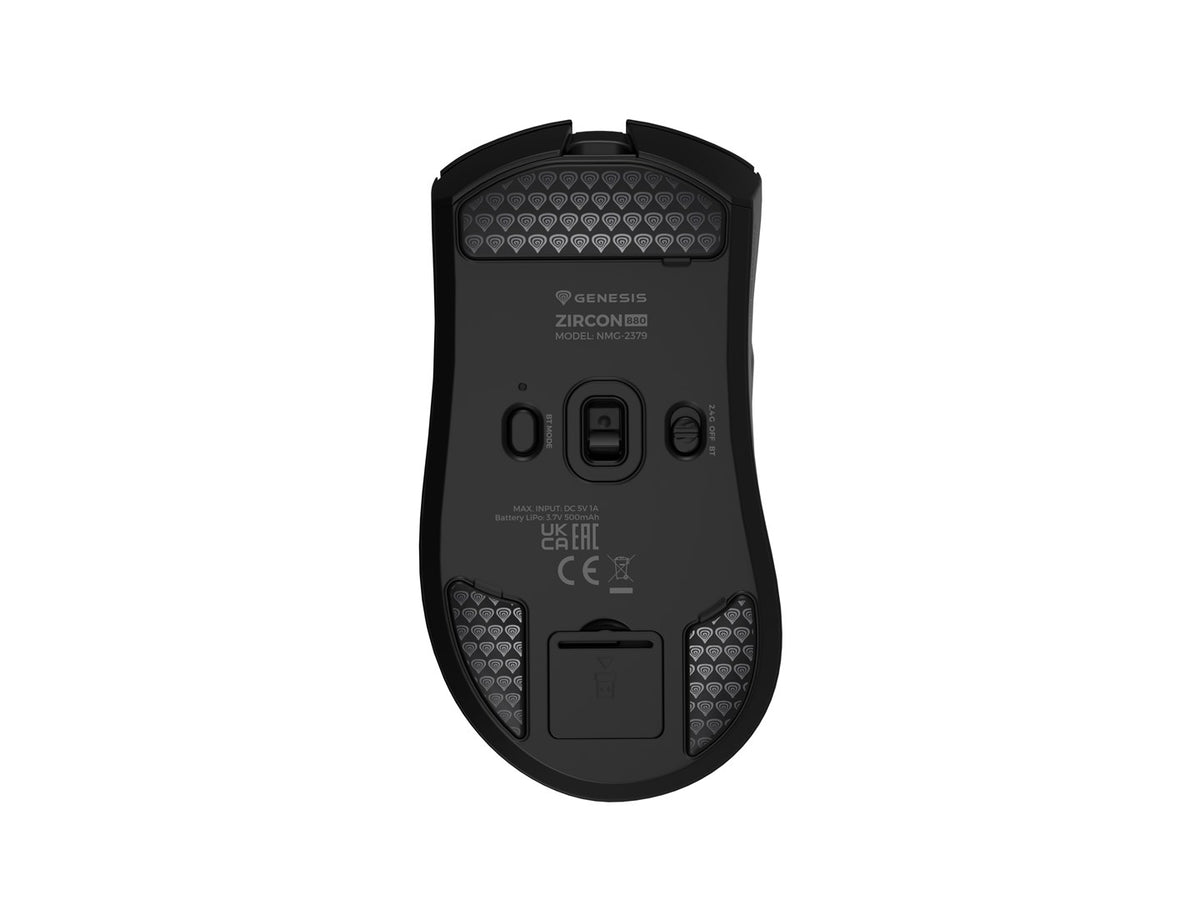 GENESIS Zircon 880 Ergonomic Gaming Mouse 12000 DPI 6 Programmable Buttons