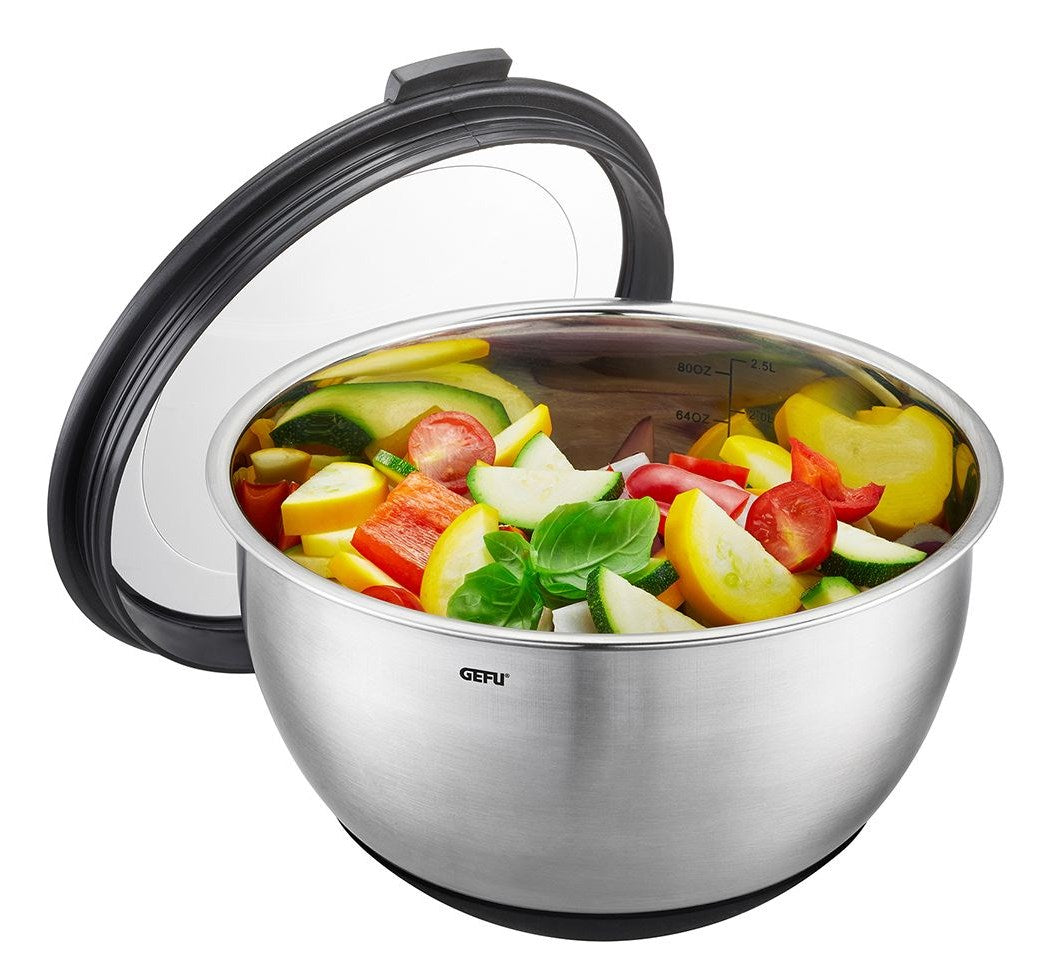 GEFU MUOVO Round Bowl 2.5 L Black, Stainless Steel | Model G-35040
