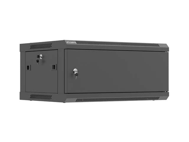 Lanberg Wall-mounted Rack 4U Black WF01-6404-00B