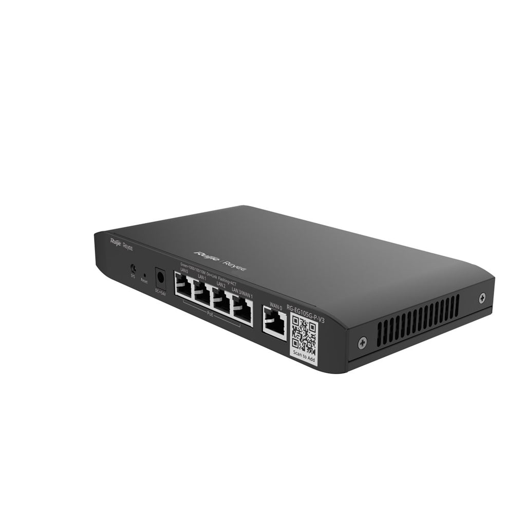 Ruijie Networks RG-EG105G-P-V3 wired router Gigabit Ethernet Black